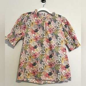J. Crew Floral liberty fabric Top